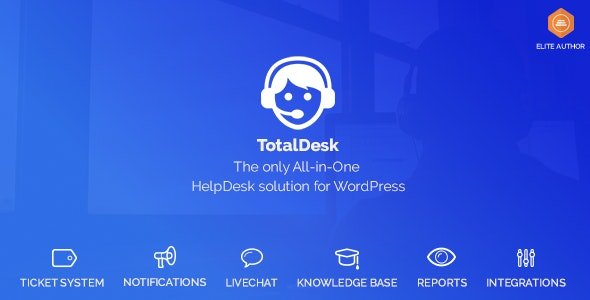 TotalDesk - служба поддержки, чат, база знаний и система тикетов WordPress