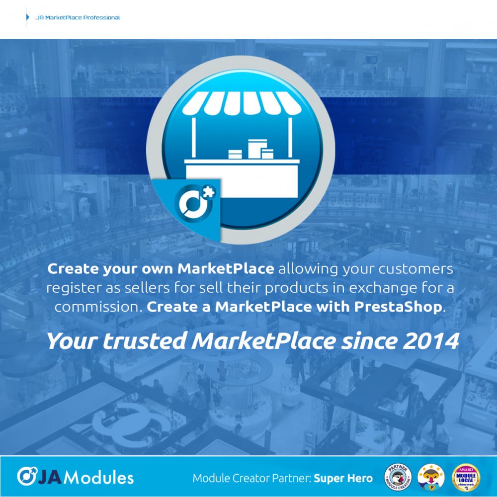 JA Marketplace Module - Создайте свою собственную торговую площадку на PrestaShop