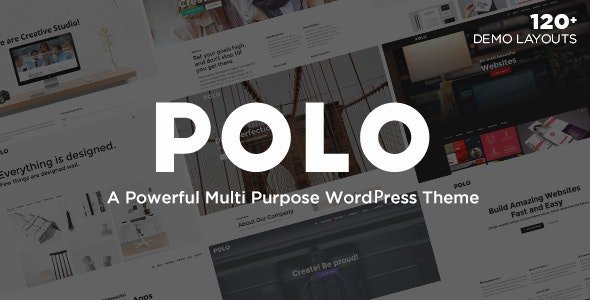 Polo - адаптивная многоцелевая тема WordPress