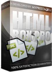 Prestashop HTML Box Pro - инструмент для добавления любого кода
