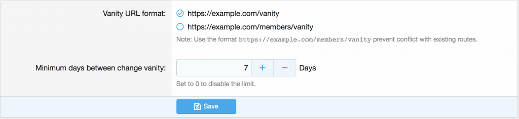 ТОП Файл: Profile Vanity URL 1.0.7